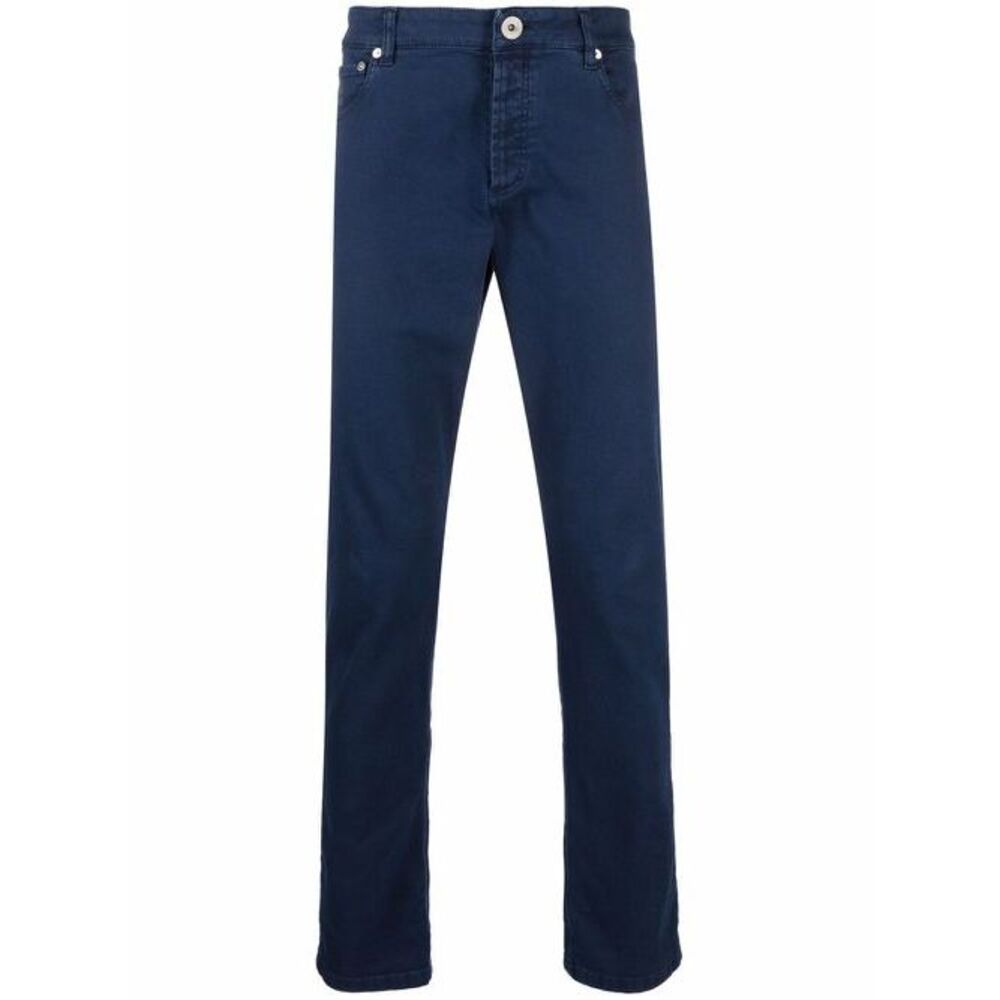 Brunello Cucinelli Dyed Straight-Leg Jeans